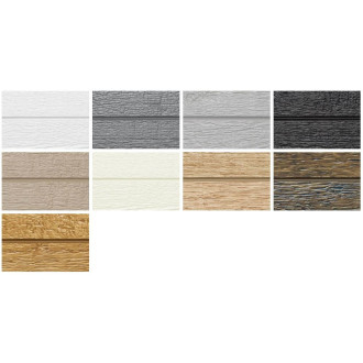 Double lame avec cannelure biseautée CanExel® - Profil VSTYLE 