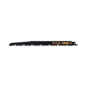 Lame cobalt 152 mm dewalt pour scies sabre sans fil bois alu - 5 pièces - dt2345