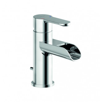Mitigeur de lavabo cascade laiton chrome serie genf