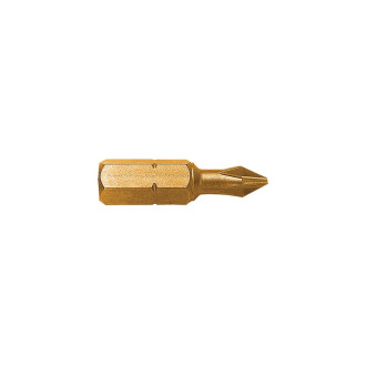 Embout de vissage série 1/4' 25 mm - Phillips PH2 - Titane - LEMAN - 51102TI Embout de vissage série 1/4' 25 mm - Phillips PH2 - Titane - LEMAN - 51102TI
