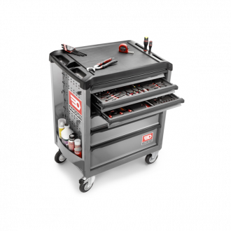 Servante roulante 6 tiroirs m3 grise facom - roll.6gm3pb