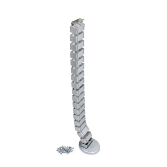 Colonne passe-câbles Pipe 4, Plastique, Peint aluminium