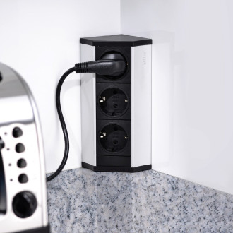 Multiconnecteur V Dock, Anodisé mat, Plastique et Aluminium