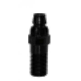 Adaptateur 6 canelures x 11/4 m ou 1/2 f diam - emb37