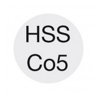 Foret hélicoïdal avec queue cylindrique courte, en acier à coupe rapide à 5 % de cobalt, type Ti, DIN 338, surface sans revêtement, Ø h8 : 11,20 mm