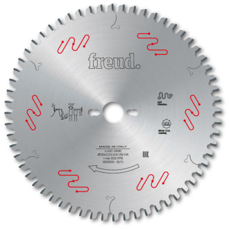 Lame gouge pour panneaux revêtus deux faces freud - ø250 3,2/2,2 al30 z48 gouge + - f03fs05077 -lu3c 0200