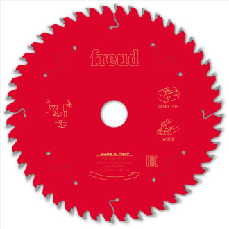 Lame pour scie circulaire portative sans fil freud - ø160 1,45/1 al20 z48 ba 10° - f03fs10050 -fr05w017hc