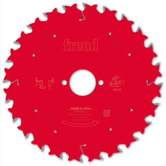 Lame pour scie circulaire portative freud - ø180 2,4/1,6 al30 z24 ba 15° - f03fs09698 -fr09w003h