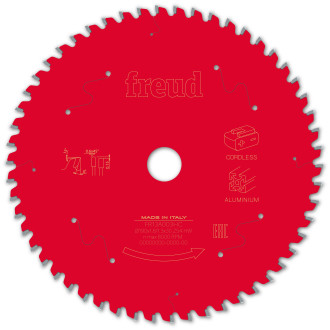 Lame pour scie circulaire portative sans fil freud - ø190 1,8/1,3 al30 z54 tp 0° - f03fs10088 -fr13a003hc