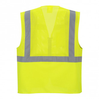 Gilet haute visibilité portwest grillage executive ventilé madrid - Coloris et taille au choix 
