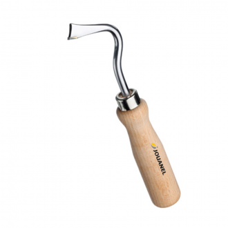 Griffre à zinc avec embout carbure et manche bois Jouanel
