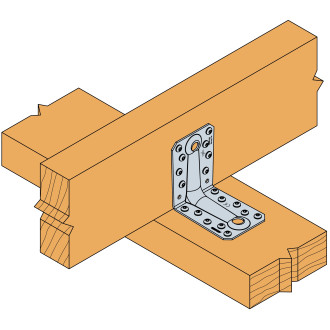 Équerre mixte renforcée SIMPSON - A65xB88xC88x2mm - ABR9020