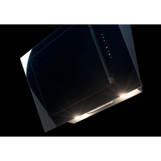 Cata hotte décorative inclinée thalassa 600xgbk a+ 60cm noire