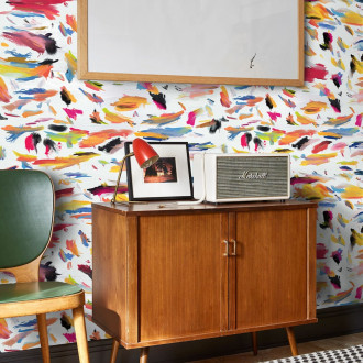 Papier peint abstrait coups de pinceau - PENNELLATE++