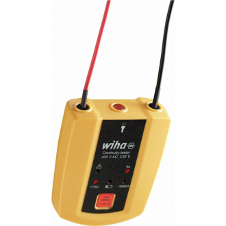 Testeur de continuité WIHA 400 V AC Cat. II + 2 piles AAA incluses - 45222