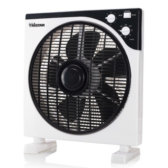 Tristar ventilateur de bureau ve-5996 50 w noir et blanc
