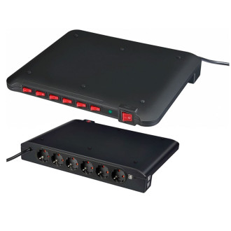 Brennenstuhl parasurtenseur à 6 prises "power manager" avec usb