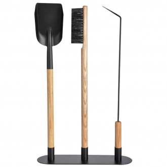 Esschert design outils de cheminée 3 pièces acier au carbone ff208 Esschert design outils de cheminée 3 pièces acier au carbone ff208