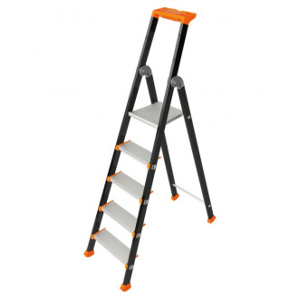 Marchepied extra confort en alu peint 5 marches hauteur accès 3,12 m max. - kolos