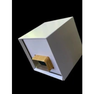 Boite à eau alu 400x400x400 - RAL 7036 Gris Platine