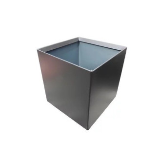 Boite à eau alu 400x400x400 - RAL 9005 Noir