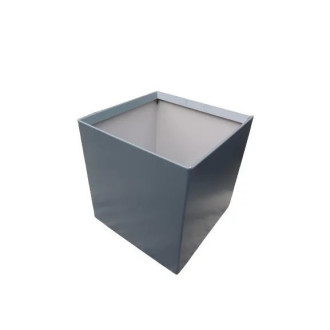 Boite à eau alu 400x400x400 - RAL 7016 Gris Anthracite