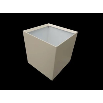 Boite à eau alu 250x250x250 - RAL 1015 Ivoire