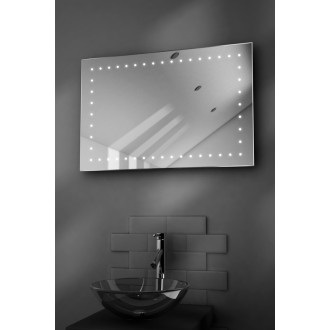 Miroir de salle de bain de rasage, système audio bluetooth et capteurs k171aud