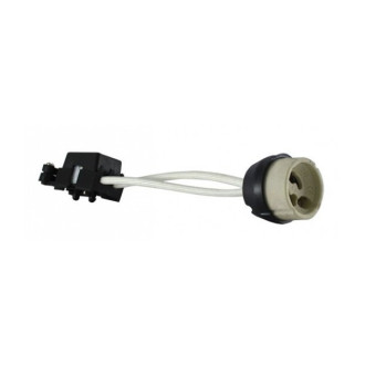Kit spot led GU10 5 watt (eq. 50 watt) - Douille GU10 domino - Support gris - Couleur eclairage - Blanc chaud 3000°K, Type Support - Rond fixe 78mm