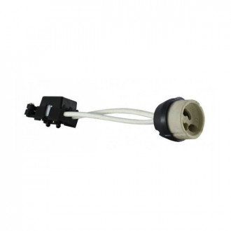 Kit spot led GU10 6 watt céramique - Supportt gris - Couleur eclairage - Blanc chaud 3000°K, Type Support - Carré orientable 84mm