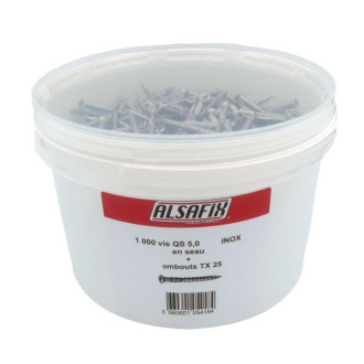 Vis inox pour terrasse