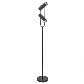 Lampadaire telescope, noir mat