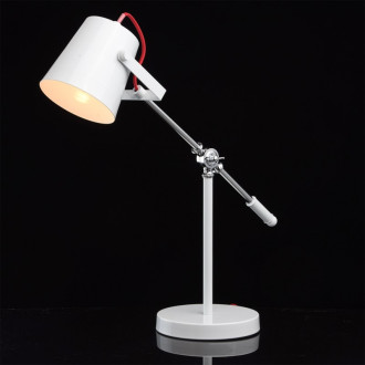 Lampe de table blanche megapolis 1 ampoule 63 cm