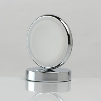 Lampe de table chromée techno 1 ampoule 17 cm
