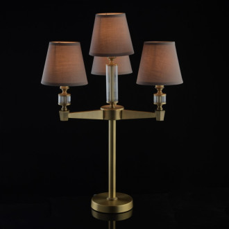 Lampe de table laiton neoclassic 4 ampoules 60 cm