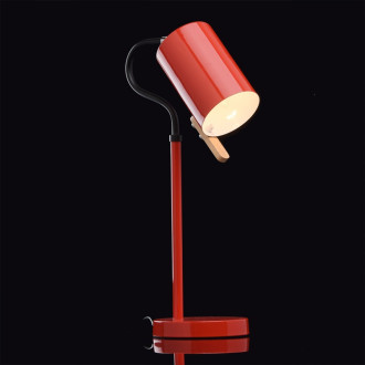 Lampe de table rouge megapolis 1 ampoule 50 cm