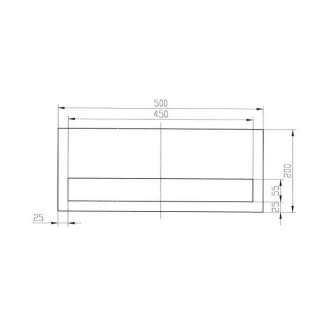 Lave main avec porte serviette - composite blanc mat - 50x30 cm - wishes