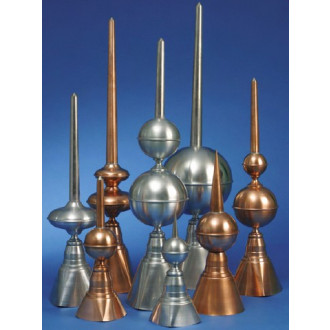 Épi traditionnel 105 h.45 cm zinc naturel VMZINC