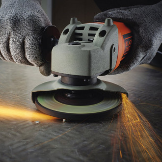 Meuleuse d'angle 115mm 750w kg115 a5 qs black & decker 5 disques