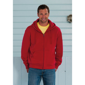Sweat-shirt de travail à capuche zippé Russell (couleur au choix)