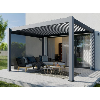 Orion 3x4m avec store lateral 3m - anthracite