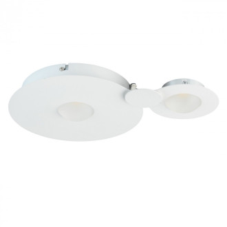 Plafonnier blanc techno 2 ampoules 3.5 cm