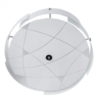 Plafonnier chromé megapolis 5 ampoules 20 cm