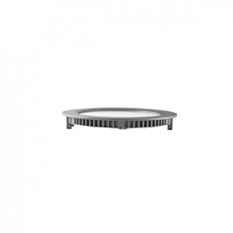 Plafonnier led 12 watt (eq. 100 watt) - Diam : 180mm - Couleur eclairage - Blanc chaud 3000°K, Finition - Blanc
