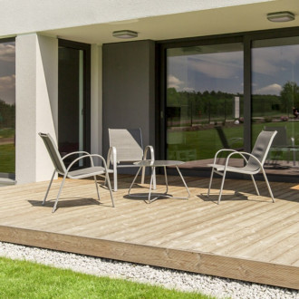Plot terrasse bois ou composite - 40/60 mm - YEED - Carton de 120 plots