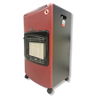 Poele à gaz infrarouge 4200w nova fashion niklas chauffage gaz intérieur 120 m³ chauffage d'appoint à gaz sur roulettes