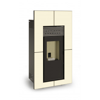 Ferlux poêle à granulés encastrable luna 10kw - Couleur au choix