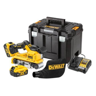 Ponceuse à bande dewalt xr 18v li-ion bruhless - 2 batteries 5.0 ah - dcw220p2-qw