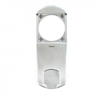 Protection magnétique disec pour cylindre rond - diamètre 50mm max - chromé satiné mg351minifot