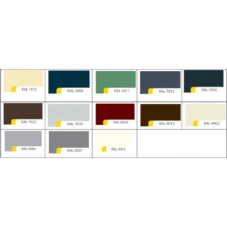 Vis bac acier SCELL-IT Plage métal ZED - Ø6.3 x 25 mm - TH12 - Blanc RAL9010 - Sachet de 100 - ZTZR-63025-9010